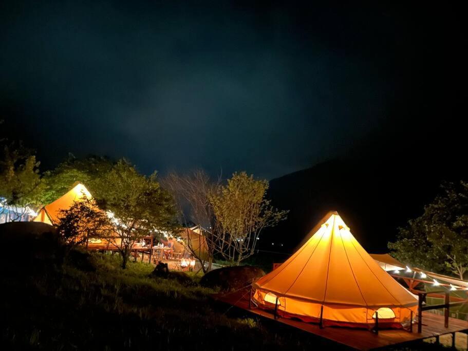 Hotel Ties Camp Ground Nagiso Exteriér fotografie