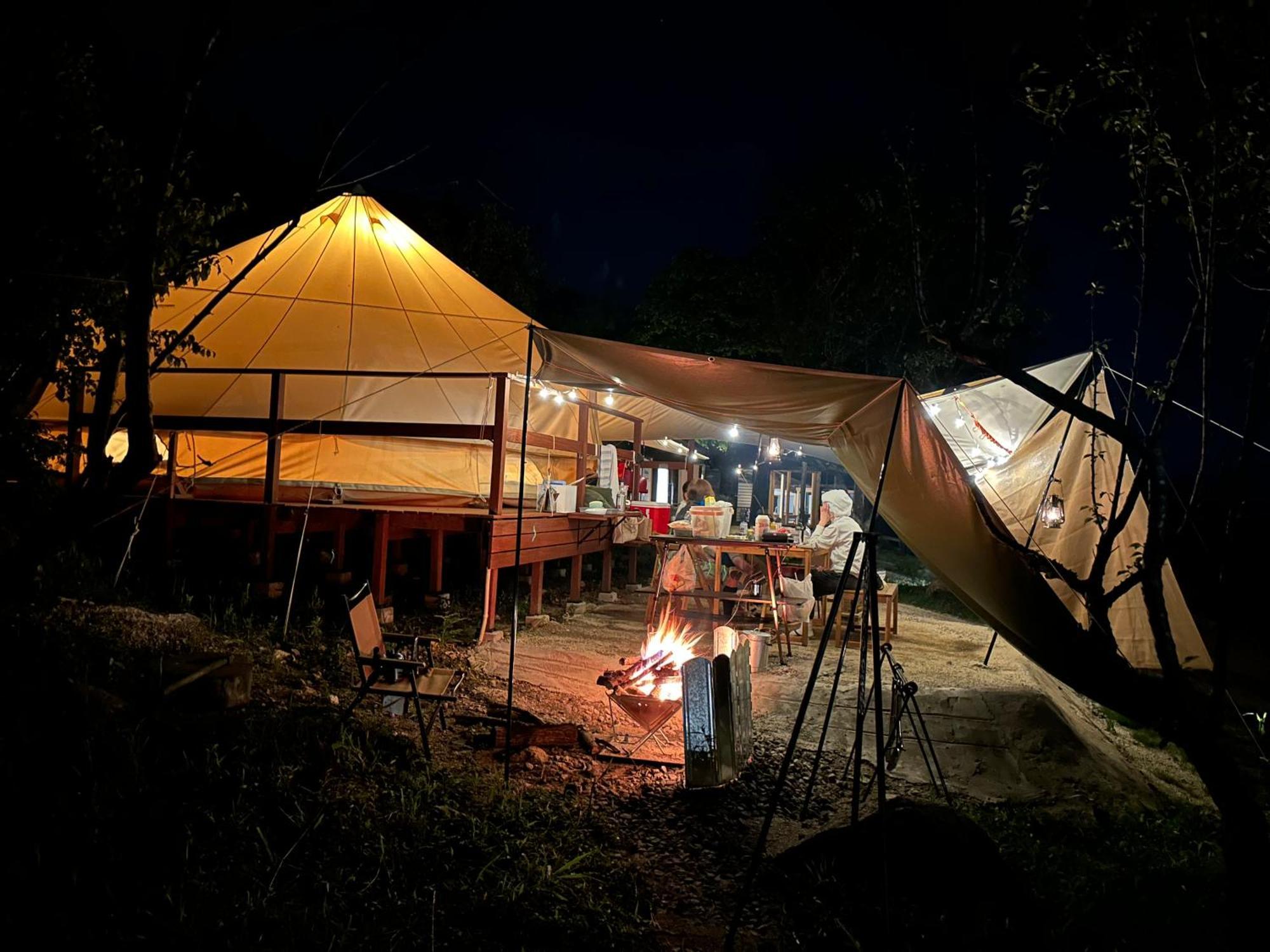 Hotel Ties Camp Ground Nagiso Exteriér fotografie